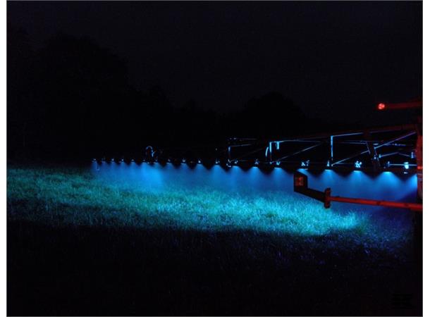 Arbeidslykt 1000 lumen BLUE Sprøytelys Med Karbonhus