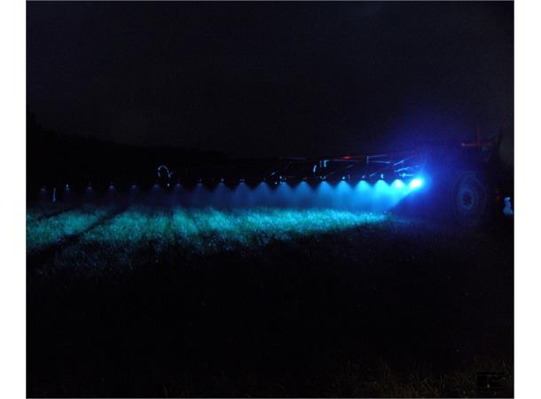 Arbeidslykt 1000 lumen BLUE Sprøytelys Med Karbonhus