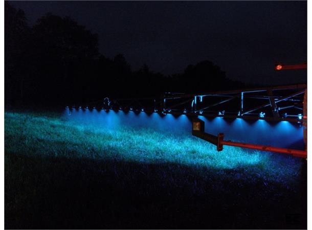 Arbeidslykt 1000 lumen BLUE Sprøytelys Med Karbonhus