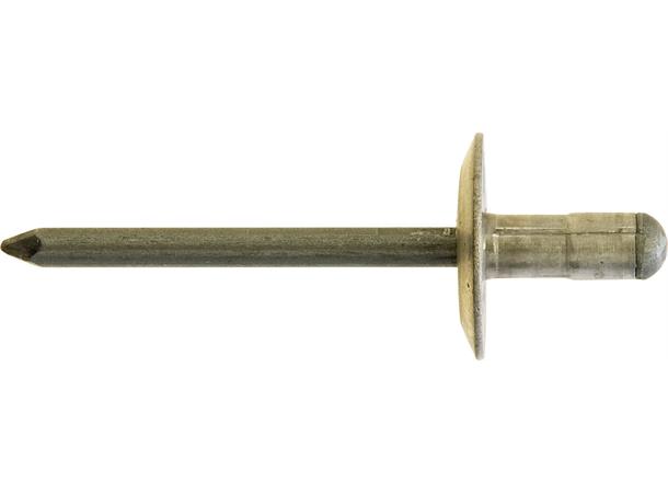 Popnagler Alu. stor flange (200) 4,8 X 19,6mm