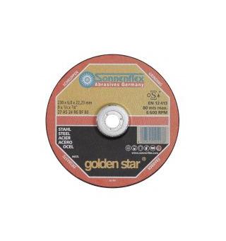 Slipeskive 230X6,0X22,23 Golden Star Inox