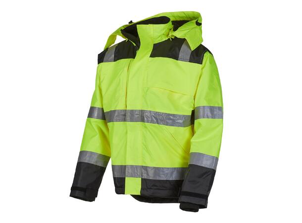 Bulldog Jakke Vattert, Str. 3XL Synlighet Klasse 3, 3000mm Vannsøyle 