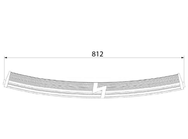 LED lysbar 180W 60 LED buet 15300 Lumen