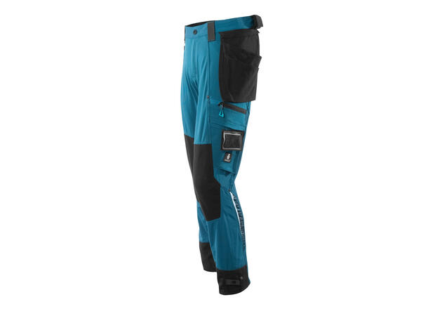 Bukse Advanced Stretch Petrol M Avtagbare Hengelommer 