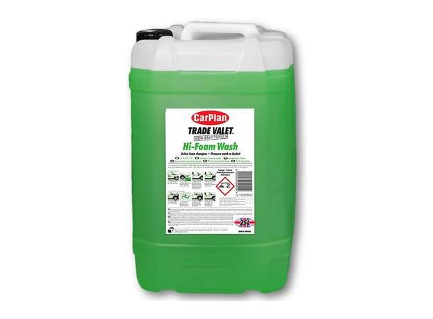 CarPlan skumvask / shampoo 25 L Høytskummende bilshampoo 