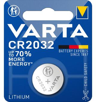 Knappebatteri Varta CR2032 Lithium 1 stk