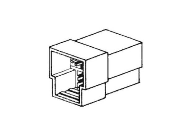 Koblingsstykke Hun 6,3mm 3-Pol  (10) ETB623