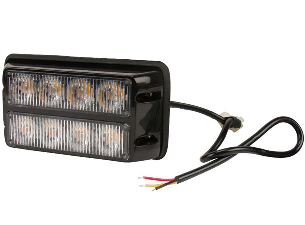 Markeringslykt flash gul 2 x 4 LED