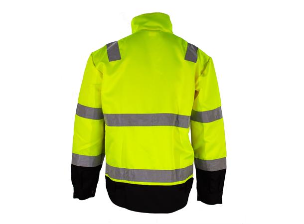 Bulldog jakke, gul/svart, str. 5XL Synlighet kl.2