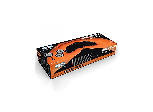 Granberg Engangshanske Xl Nitril Orange Nitril, Pudderfri. Oransje Farge. 27 cm 