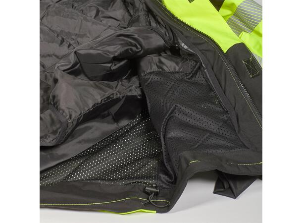 Bulldog Skjold Jakke, Gul/Svart, Str 4XL Synlighet, Klasse 3 ISO20471 