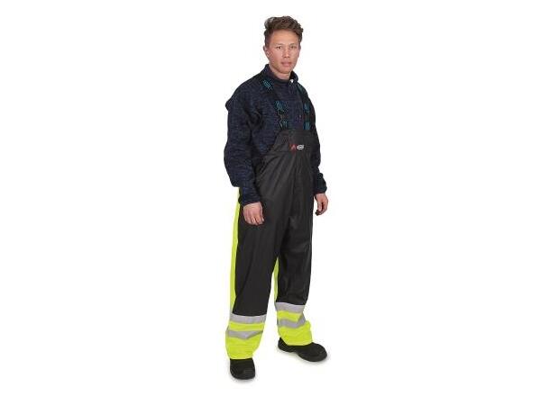Handi Synlighets Regnbukse XL Gul/Sort