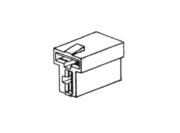 Koblingsstykke Han  6,3mm 2-Pol  (10) ETB612T