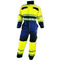 Bulldog Pyrox Kjeledress Gul/Bl&#229;. Str 50 Klasse 3, Flammehemmende, Lysbue Kl.1