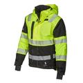 Bulldog Skjold Jakke, Gul/Svart, Str XL Synlighet, Klasse 3, Rip-Stop