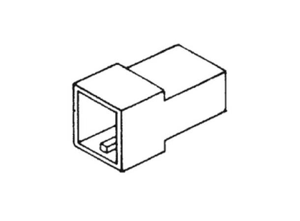 Koblingsstykke Hun 6,3mm 2-Pol  (10) ETB622