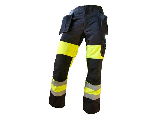 Bulldog Håndverksbukse, Str. 56 Klasse 1 Gul/Svart 