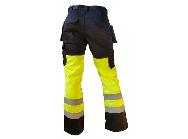Bulldog Håndverksbukse, Str. 56 Klasse 1 Gul/Svart 