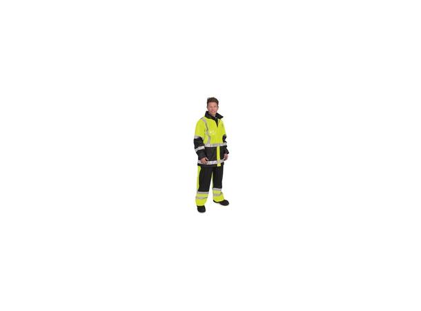 Handi Synlighets Regnjakke 3XL Gul /Sort