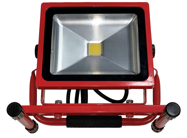 Arbeidslampe LED 30w m/gulvstativ 2250 lumen 1,8m ledning