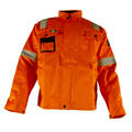 Bulldog jakke, oransje, str. L Flammehemmende, offshore-refleks