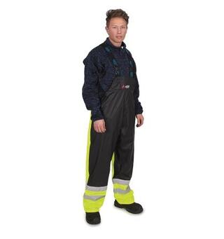 Handi Synlighets Regnbukse M Gul/Sort