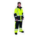 Handi Synlighets Regnjakke XS Gul /Sort
