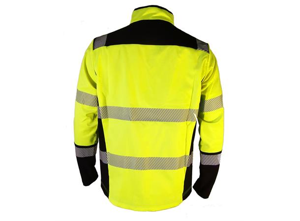 Jakke Stretch, synlighet, str. 5XL ISO 20471 kl.2, Gul/Svart 