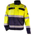 Pyrox Jakke Gul/Marine. Str. S Fl.hemmende, synlig kl. 3, lysbue kl.1