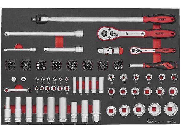 Verktøyvogn Med Verktøy 179 Deler Teng Tools