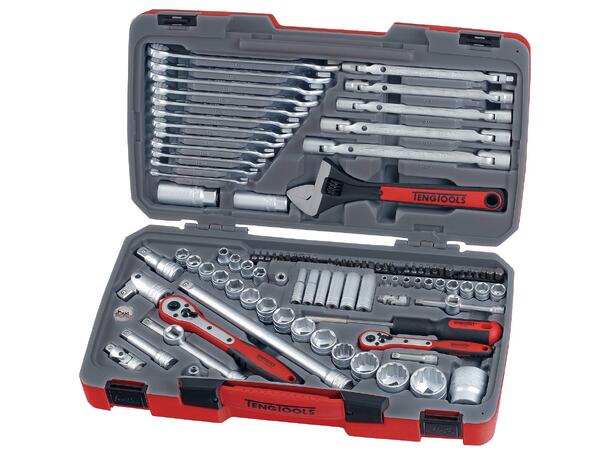 Pipenøkkelsett 106 Deler Tm106 Teng Tools