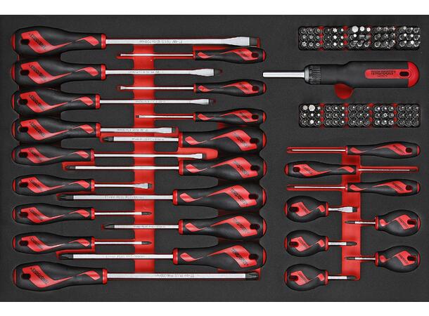 Verktøyvogn 277 Deler TCMME09CQ Teng Tools Foam