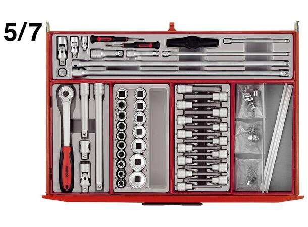 Verktøyvogn Tcmm491N 491 Deler Teng Tools