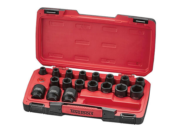 Kraftpipesett 1/2" 22 Deler 10-32mm TengTools Mecca Pro T9222 