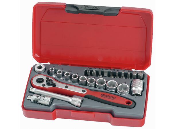 Pipenøkkelsett 1/4" T1424 TengTools