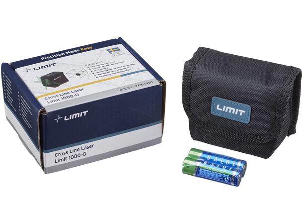 Krysslaser Grønn Limit 1000-G 