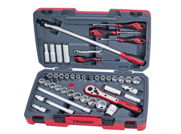 Pipenøkkelsett 1/2 T1244 Teng Tools