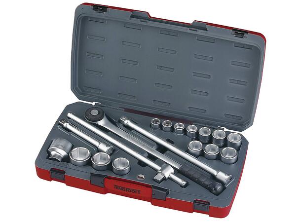 Pipenøkkelsett 3/4" 18 Deler Teng Tools T3