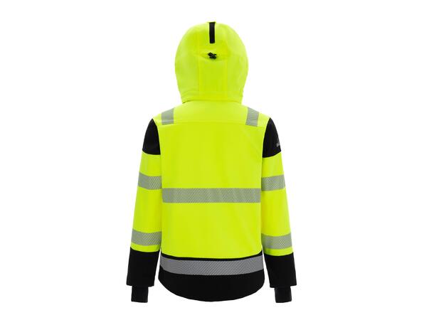 Bulldog Softshelljakke, Str. 4XL Synlighet, Klasse 3 ISO20471 