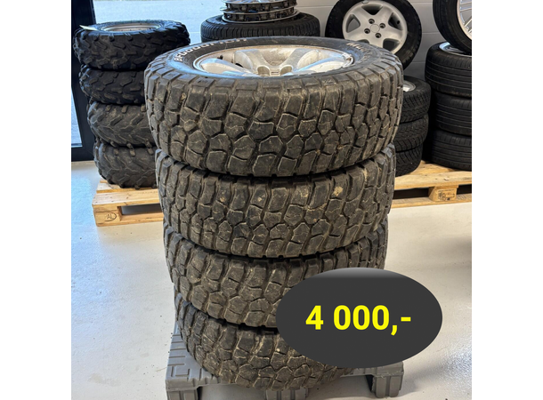 Dekk/Felg Offroad 245/70R17 BF Goodrich 