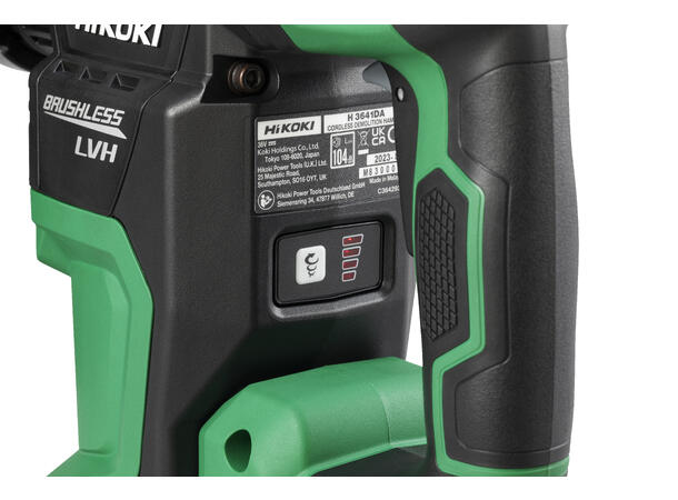 Hikoki Meiselhammer Batteri H3641DA SDS-Max, 36V Kun Maskin
