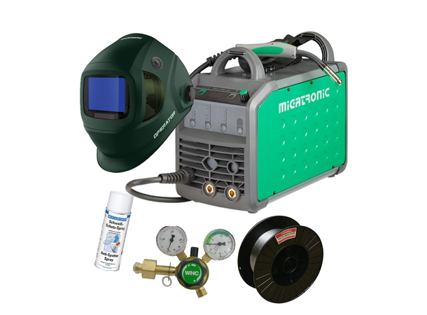 Migatronic Sveisepakke Rallymig 161 i Operator sveisehjelm, Tråd, regulator++ 