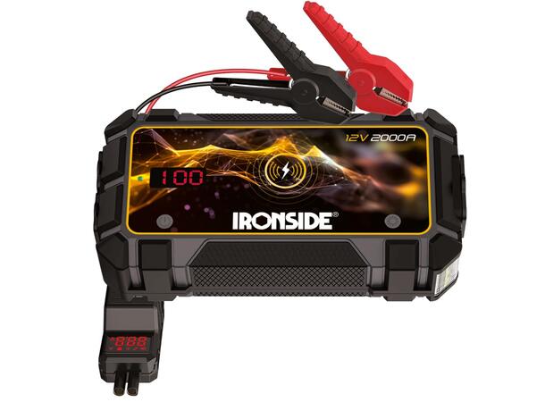 Starthjelp multifunksjon Ironside 12000mAh 2000A 103519 