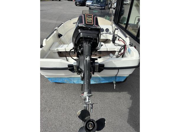 Brenderup Opplagshenger Med Båt Og Motor Seabird 