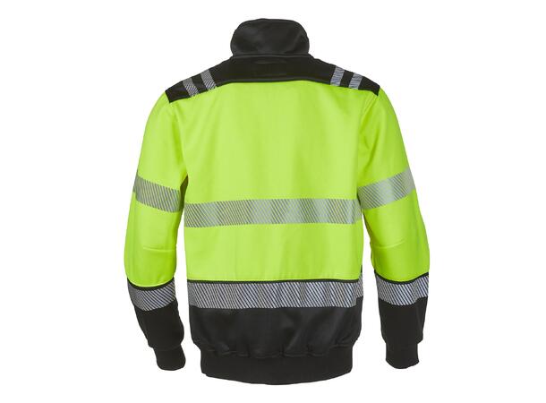 Bulldog Fleecejakke Synlighet Gul/Svart ISO 20471 klasse 2 