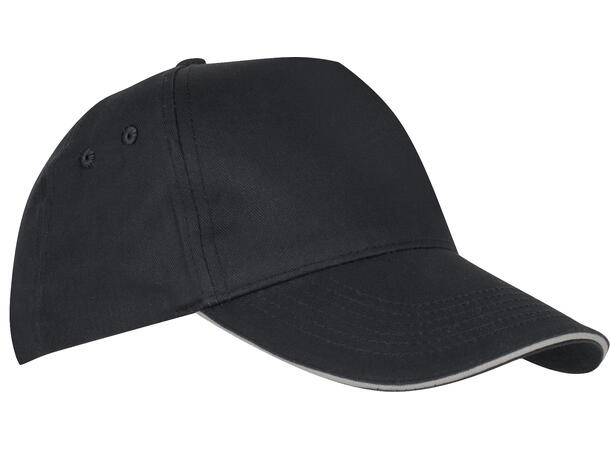 Caps Regatta 5 panel Sort/Grå 