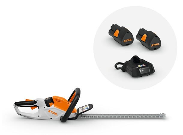 Stihl Hsa 40 Sett Batteridrevet Hekksaks Med 2 x AS 2 batterier og AL1 Lader