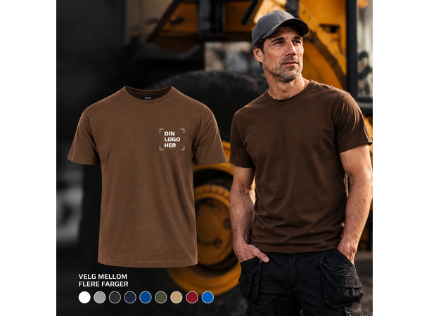 10 x T-skjorter Med Logo Pakkepris Originale classic t-shirt 