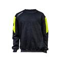 Bulldog Braut Genser, Svart/Gul, Str XL College genser