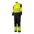 Bulldog Kjeledress, Gul/Svart, Str. 52 Synlighet Klasse 3